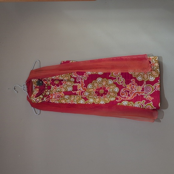 Taylor Dresses & Skirts - Taylor pink and orange floral dress